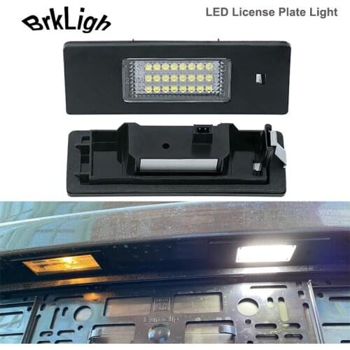 2Pcs No Error LED Number License Plate Lights Lamp White Car Accessories For Mini Clubman R55 LCI Countryman R60 F60 Paceman R61