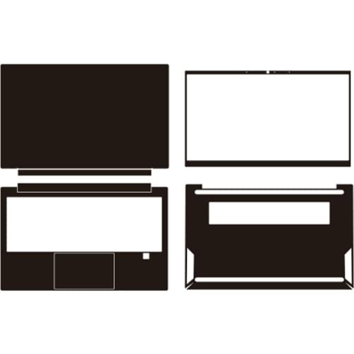 Carbon fiber Vinyl Laptop Sticker Skin Decal Cover Protector for HP 14-dv0003TX 14.0"