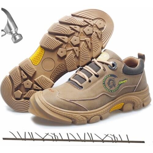 Waterproof Breathable Work Safety Shoes Mens Boots Winter Warmth Non-slip Outdoor Tactical Boots Indestructible Work Shoes