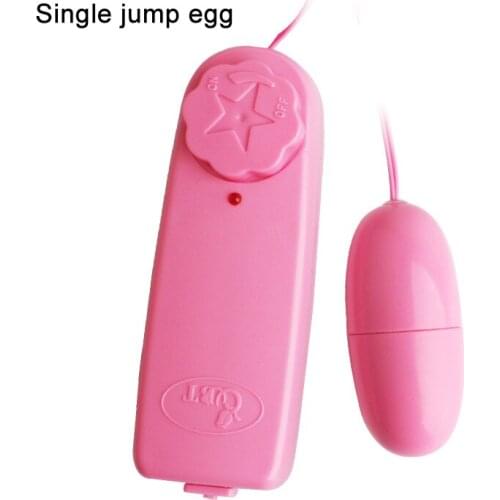 Female g-spot masturbation toys Waterproof Vibrator Two Jump Egg Sex Products Remote Control Power for Women Sex toys for women