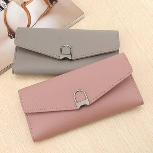 Women PU Leather Purse Clutch Wallet Long Card Holder Phone Handbag New