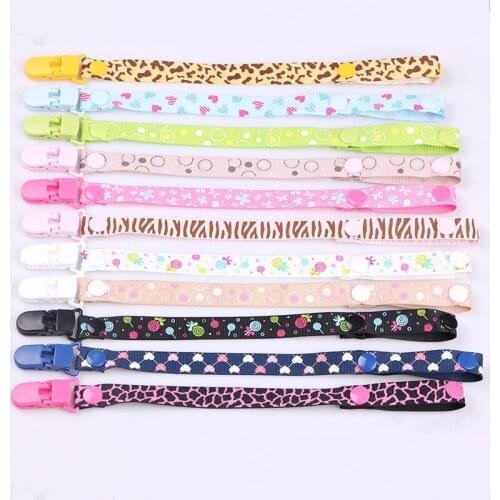 1PC New Baby Pacifier Clip Kid Pacifier Chain Dummy Clip Nipple Holder for Nipples Children Pacifier Clip Teether Anti-drop Rope