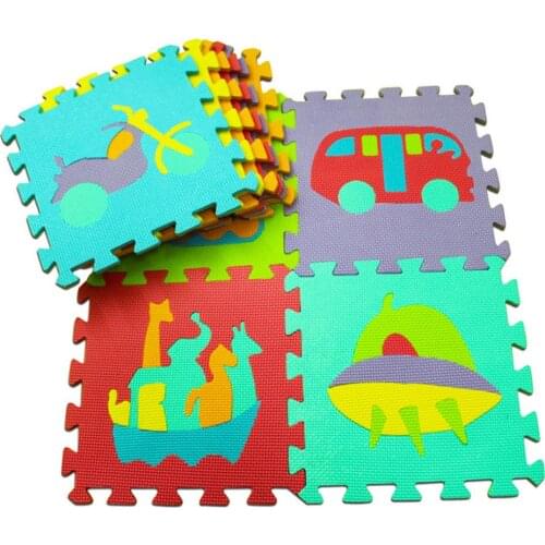 10Pcs/Set Baby Kids Crawling EVA Floor Mat Animal Fruit Numbers Puzzle Pad Toy Kids Educational Toys for Children Gifts
