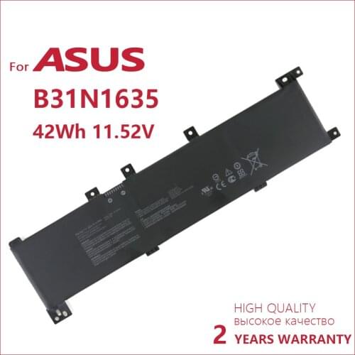 100% Genuine OEM B31N1635 Laptop Battery For Asus VivoBook 17 X705UA X705NA X705NC X705UB X705UV R702UV N705UQ-EB76 A705UQ