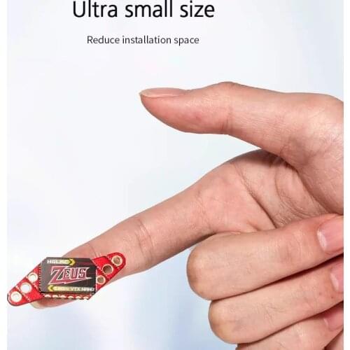 16/20/25.5mm Hole 2.4g HGLRC Zeus Nano VTX 5.8G 40CH 350mW Built-in Microphone for RC FPV Racing Freestyle Micro Drones