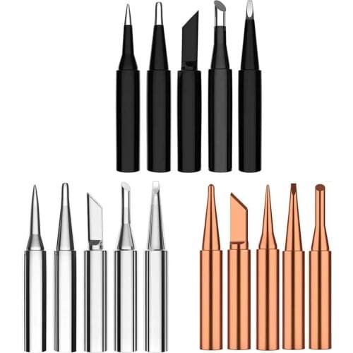 5PCS/lot I/K/B/3C/2.4D Universal 936 937 938 For Soldering Station Solder Iron Welding Tip Head Top Sting BGA Lead-free Tools