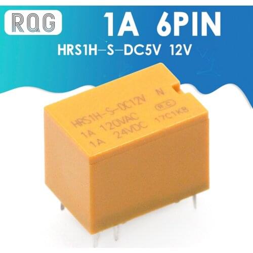 5pcs relay HRS1H-S-DC24V HRS1H-S-DC12V HRS1H-S-DC5V HRS1H-S-DC3V 5VDC 12VDC 24VDC 6pin 3A power relay