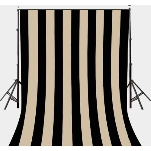 5x7ft Photography Background Black and Milky Vertical stripes Backdrops Birthday Wedding Adults Party Banner Photo Studio Props