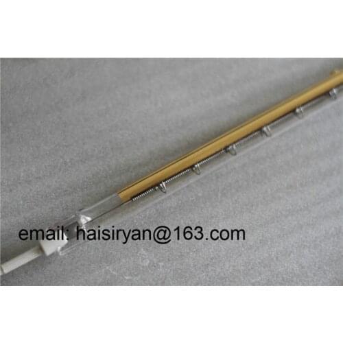 787mm white coating Short-Wave Halogen Infrared Quartz Lamps for PET blow moulding machine