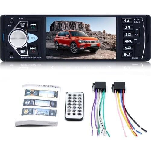 Adeeing 4.1inch Audio Car Mp5 Player FM Car Radio 1Din Autoradio Bluetooth Audio Auto Stereo Mp4 Car Mp5 Player 4.1 inch