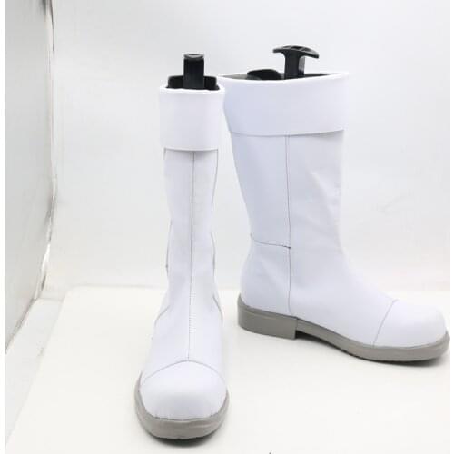 My Hero Academia Todoroki Shoto White Anime Cosplay Shoes Boots Superhero Halloween Carnival Party Costume Accessory
