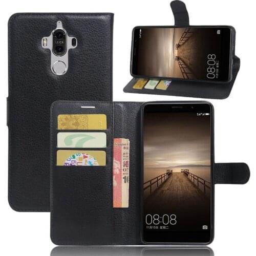 Wallet Cover for Huawei Mate 9 Flip Case PU Leather Funda for Huawei Mate 9 MHA-AL00 Phone Cover Stand Card Holder Inner TPU