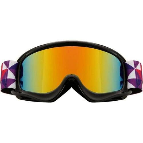 Kids UV400 Borad Vision Snowboard Glasses Children Winter Anti-fog Skiing Eyewear Boys & Girls Outdoor Windproof Ski Goggles