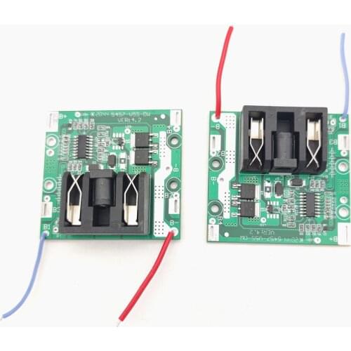 5s Bms 2mos 21V 20A Electric Angle Grinder 3.7v Li Ion Battery PCBA Hand Drill Accessories 1pcs