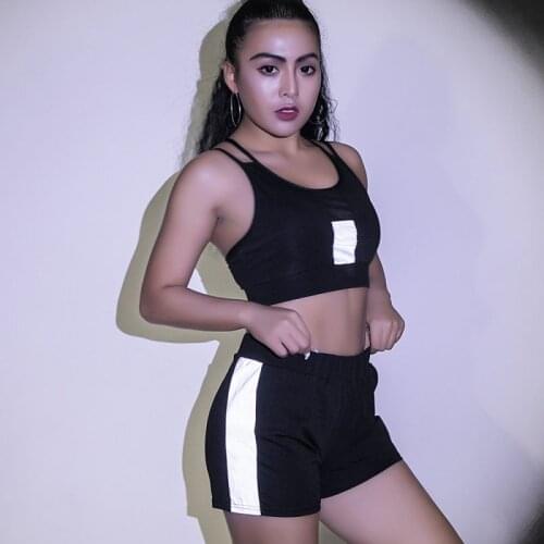 Fitness No Rim Underwear+Shorts Suit Quick-Drying Reflective Strip Outdoor