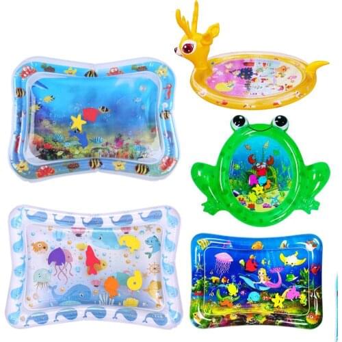 Dropshipping New Design Baby Water Play Mat Inflatable Infant Tummy Time Playmat Toddler For Baby Fun Activity Kids Play Center