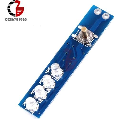 1S/2S/3S/4S 18650 Li Ion Lithium Battery Capacity Indicator Display Board For 4S Battery LED Power Level Tester Board Panel