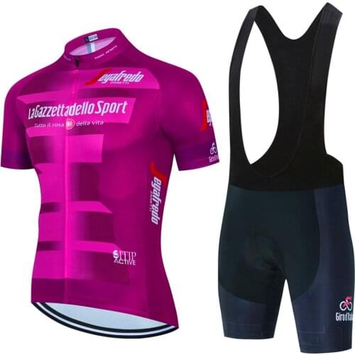 Tour De Italia Italy Men Cycling Summer short sleeve Set Jersey Bike bib shorts Breathable MTB racing maillot Clothing Cycling