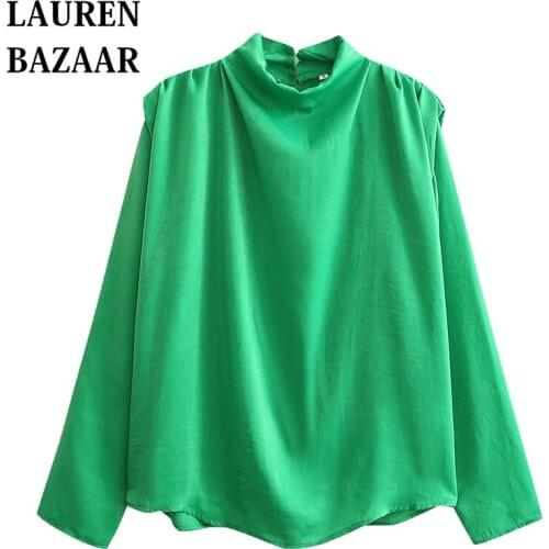 LAUREN BAZAAR Collar Blouses