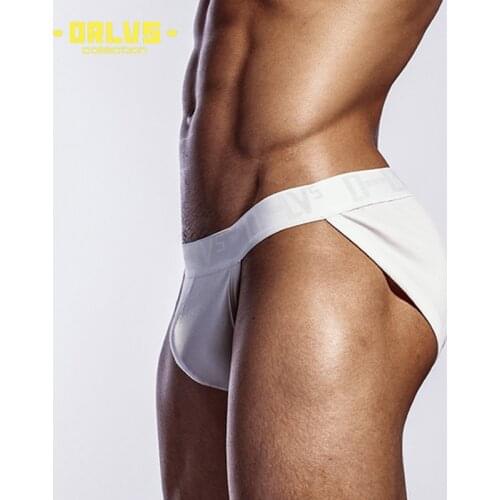 ADANNU Men Underwear Sexy Men Briefs Cotton Breathable U Convex Comfortable Underpants Quick Dry Male Pants