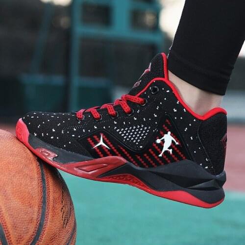 2021 Summer New Mesh Childrens Basketball Shoes for Boys Non-slip Kids Sport Shoes Boys Sneakers Outdoor Sneakers Boy Trainers
