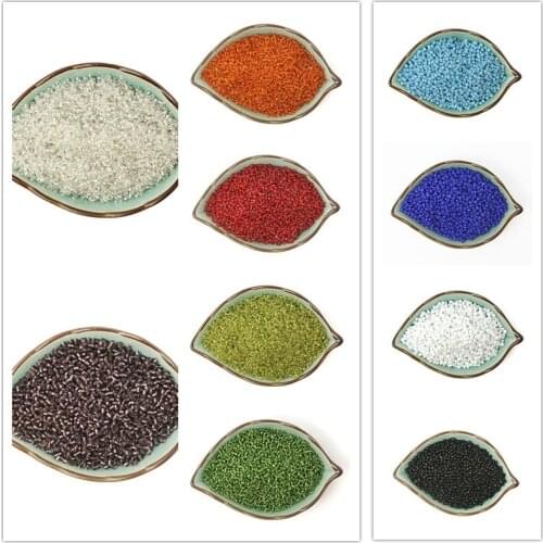 New Coming 3mm 1000Pcs Czech Glass Beads Solid Color Mini Glass Spacer Seed Beads for DIY Jewelry Making BBG01-02