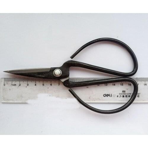 Overall length 168mm forged steel coated scissors traditional vintage carbon steel bonsai tool scissors 50pcs lot DHL shipping