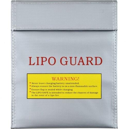 OCDAY 1Pc Fireproof RC LiPo Battery Safety Bag Safe Guard Charge Sack 180 X230 mm Battery Safety Protective Bag Safe Guard