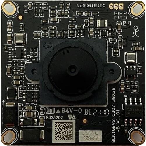 3516EV200+Sony IMX307 IP Camera Module Board H.265 3.7mm mini Lens 3MP 2304*1296 Audio Onvif P2P RTSP CMS XMeye Motion Detection
