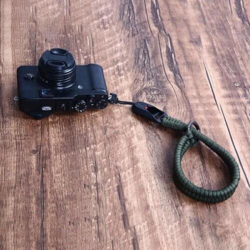 Hand-woven Nylon rope Camera Wrist Strap Wrist Band for -Leica M10 Fuji-film XT10 XT20 XT30 XT3 X100 GR2 GR3