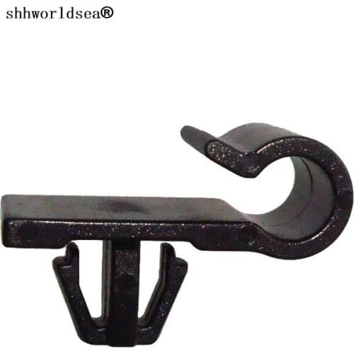 Shhworldsea 100pcs car plastic Fastener auto clip clamp nut
