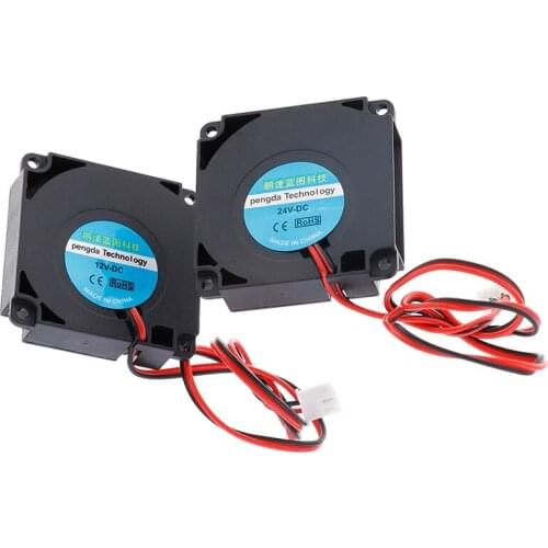 3D Printer Accessories 12V 24V 40*40*10mm DC Turbo Fan Bearing Blower Radial Cooling Fans