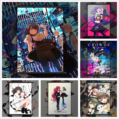 WTQ Gatchaman Crowds Ichinose Hajime Berg-Katze Anime Manga Canvas Painting Anime Posters Wall Decor Wall Art Picture Home Decor