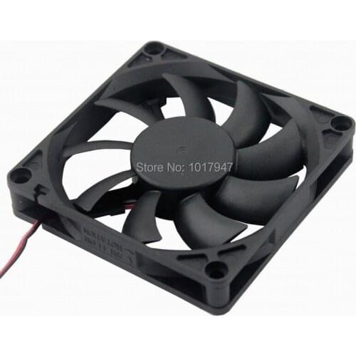 2PCS Gdstime DC 5V 2Pin Connector 8cm 80mm x 80mm x 15mm 80x15mm Computer Cooler Radiator Cooling Fan