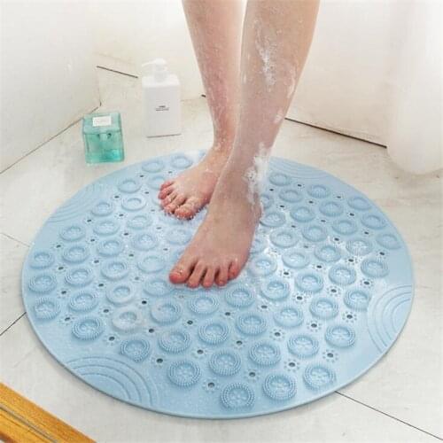 2020 New round bathroom anti-slip mats Home bathroom shower room suction cups massage mats