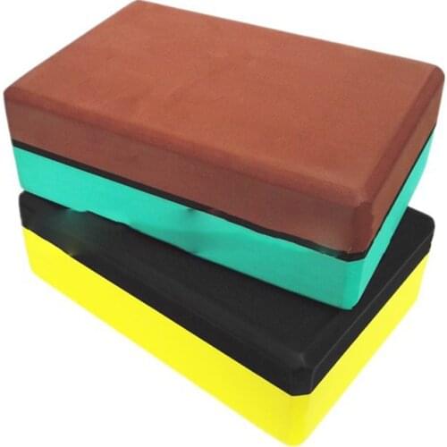 EVA Yoga Blocks Bricks Foaming Exercise Fitness Practice Tool Foam Home Health Gym 2 color design