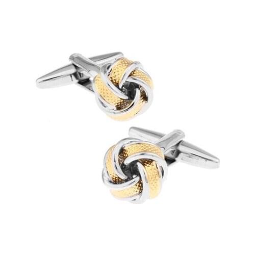 C-MAN Luxury shirt Gold Kont cufflink for mens Brand cuff buttons cuff links High Quality abotoaduras Jewelry