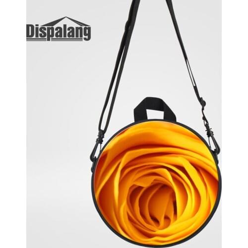 Flower Kids Round Backpack For Kindergarten Girls Mini Bagpack Children School Bags Toddler Small Rucksack Child Rugtas Knapsack
