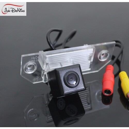 JanDeNing HD Car Rear View Parking/ Backup Reverse Camera/License Plate Light OEM For Ford Focus Hatchback 2004~2008