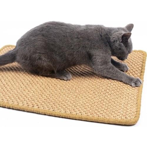 Cat scratching board pet cat toysisal mat cat supplies sisal carpet claw grinder wear-resistant cat scratching mat Cat Claw Care