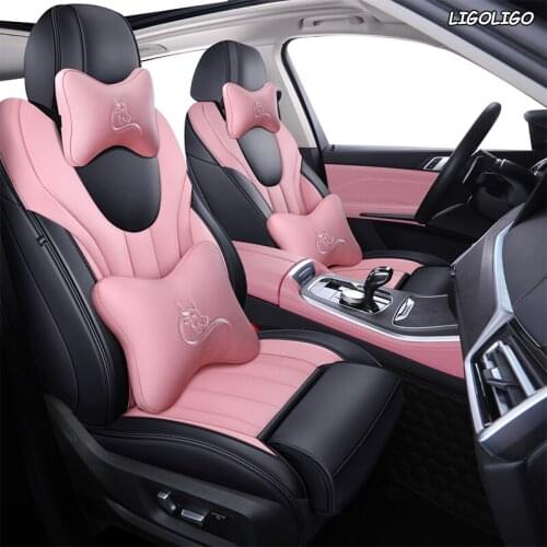 LIGOLIGO Custom Leather car seat covers For MAXUS G10 V80 T60 D90 G50 ZOTYE Z100 Z560 Z360 T700 T300 T500 T800 T600 Z500 T200