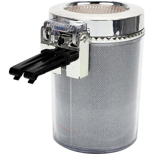 LEEPEE Smoke Ash Cylinder Storage Cup Cigar Ash Tray Garbage Container LED Car Ashtray Portable Interior Accessories Car Styling