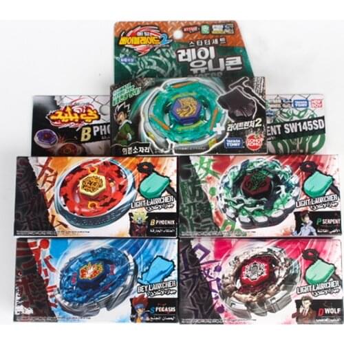 Metal Fusion Beyblade Old Edition Colectibles Boy Childrern Gifts Battle Online Wolf Grago Serpent Phoenix Unicorn Gyro Tops Toy
