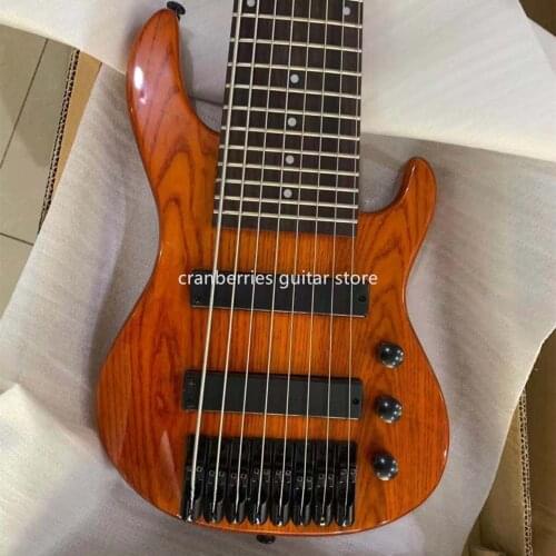 CUSTOM BASS Mini 8 Strings Rosewood Fingerboard ukelele bass guitar,TOP QUALITY,LIGHT RED