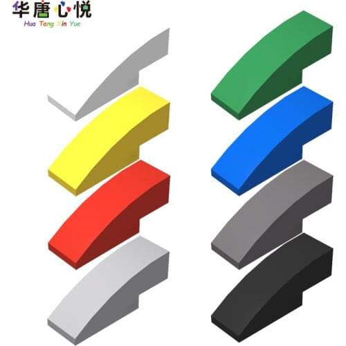 MOC 50950 High-Tech Accessories 1x3 Curved Brick Normal Bricks 20PCS Kit Building Block Educational Toys Kid Gifts Technical Toy