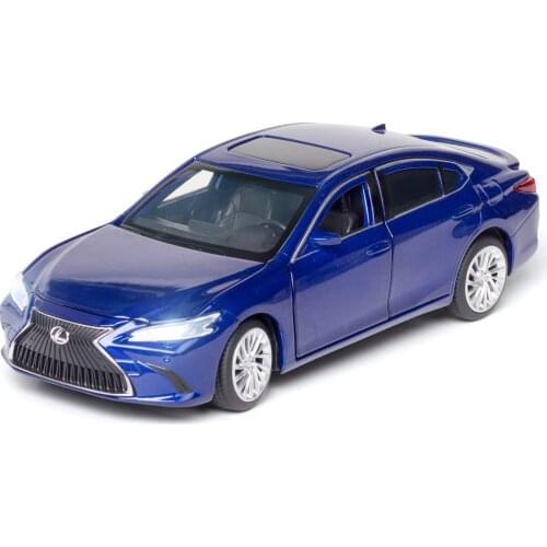 2020 1:32 Diecast Alloy Car Model Lexus ES300H Metal Toy Car Wheels Simulation Sound Light Car Collection Kid Gift Free Shipping