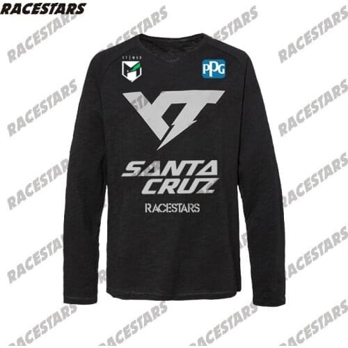Motorcycle Mountain Bike Team SANTA CRUZ Downhill Jersey Offroad ATV DH MX Bicycle Shirt Motocross Country Mountain MTB Jersey