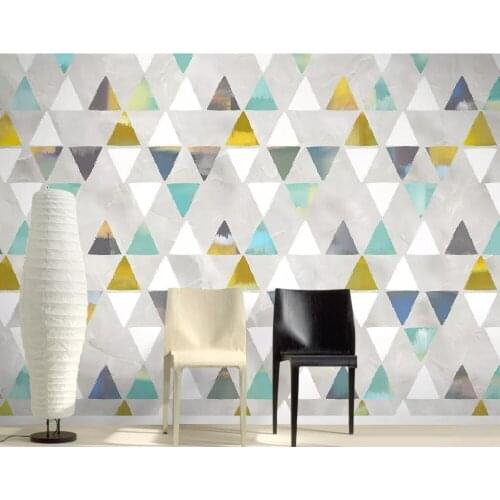 CJSIR Custom Wallpaper 3d Photo Murals Modern Minimalist Geometry TV Sofa Background Wall Paper Papel De Parede 3d Wallpaper