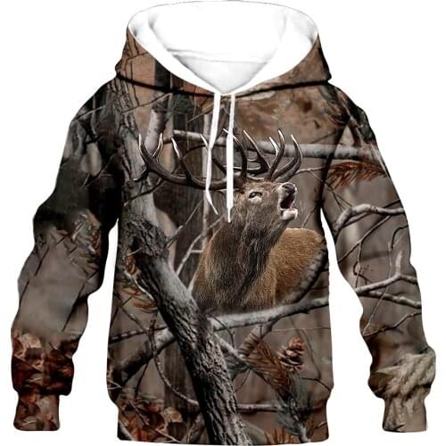 Hunting Camo deer art 3D print Flannelet Children zipper coat Sweatshirt/Hooded/pants/family t shirts dropshipping