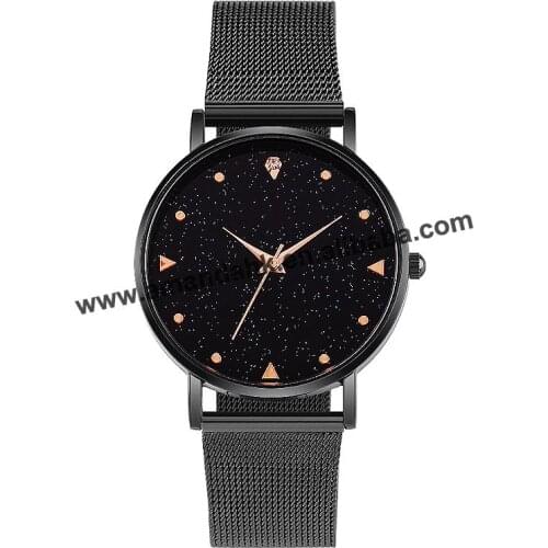 Wholesale Fashion Womens Colorful Rhinestone Watch No Logo Alloy Quartz Wristwatches Glitter Powder 8635 Watches